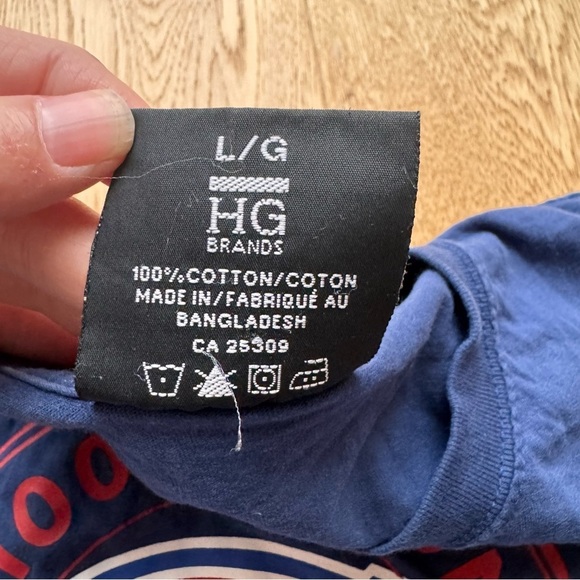 MONTREAL CANADIENS Blue 100th Season T-Shirt 2008-2009 - L - Picture 3 of 8